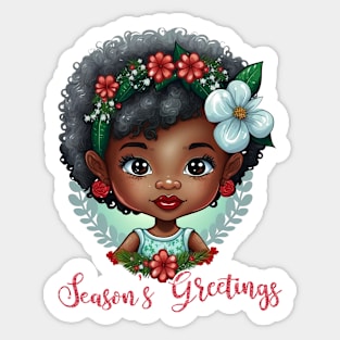 Seasonal Greeting Sticker